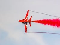 Red Arrows team cut to seven for English Riviera Airshow