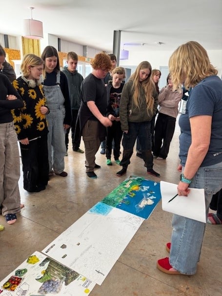 Education South West pupils used creative arts to celebrate the region's landscapes.