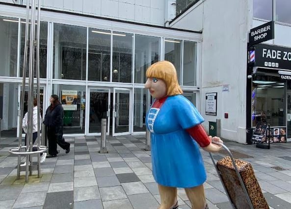 Beryl Cook's 'Hips and Chips' Joins Art Trail