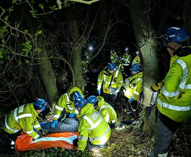 Dartmouth Coastguard Rescue leads multi-team rescue exercise 