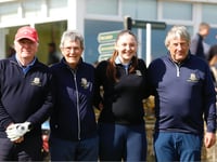 Quartet of Thurlestone GC captains get the ball rolling