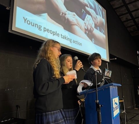 Dartmouth pupils' climate change lead