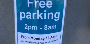 Free parking implemented to encourage visitors
