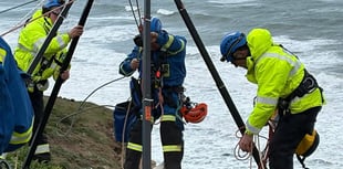 Children rescued from Challaborough cliffs in dramatic operation