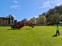 Child rescued after fall at South Sands