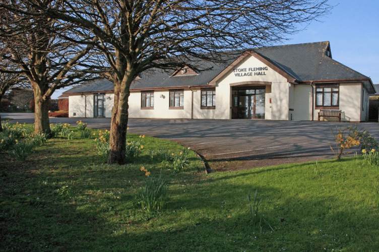 Stoke Fleming Village Hall front Ph:Barry Morris 