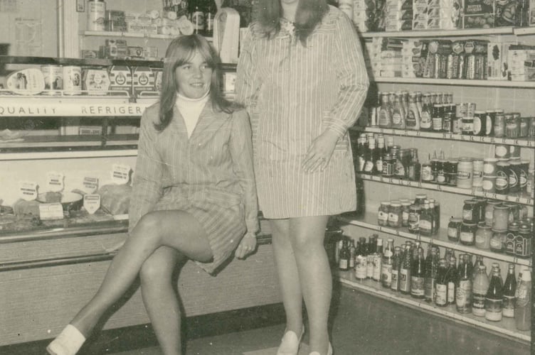 Two shop assistants