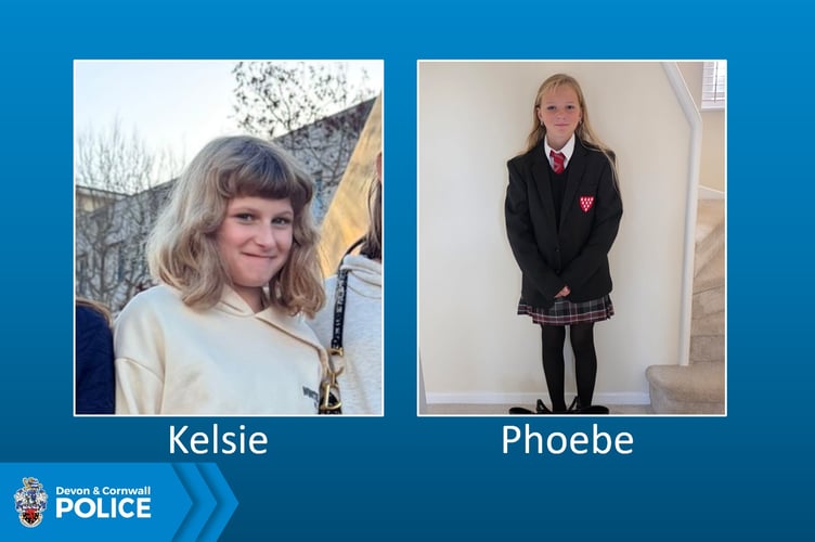 Missing Girls Kelsie Critchlow and Phoebe Houndslow