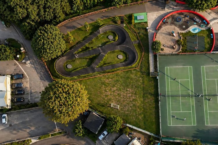 A pump track
