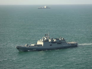 Royal Navy monitors Russian Frigate Admiral Grigorovich in Channel