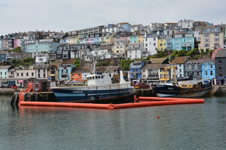 Demolition work on the Accumulate in Brixham Harbour (Image courtesy: Alex Jackson) Cleared for use by LDRS partners