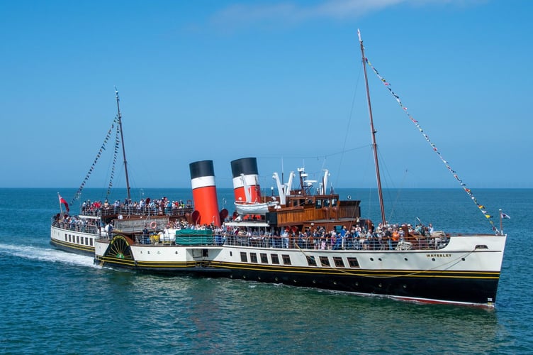 Waverley is due to provide cruises off the Cornish coast over the bank holiday weekend.