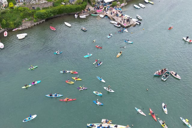 Hundreds made waves at Surfers Against Sewage Paddle-Out protests
