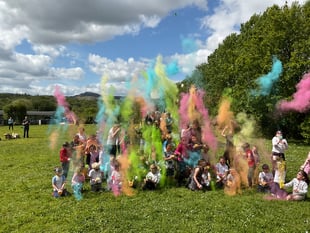 Cornwood Primary School's Colour Run raises funds for pool repair