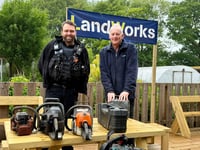 Police donate tools to Landworks charity