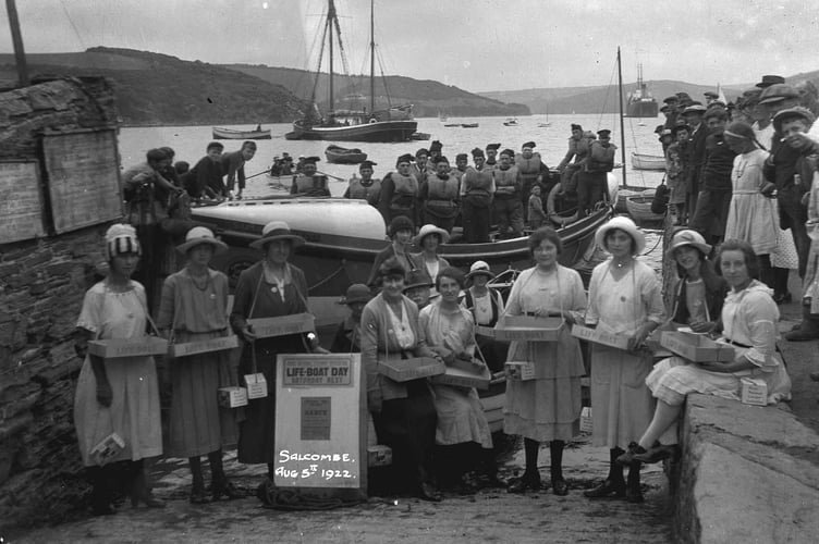Lifeboat Day, Salcombe  August 5 1922