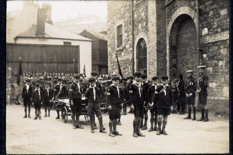 Display at Brixham Scout Rally 1929