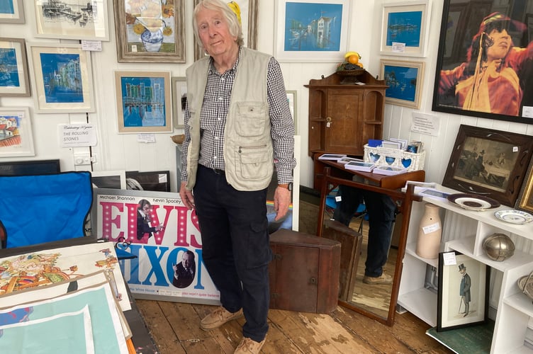 David Bagot in his shop