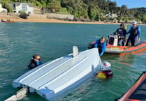 Salcombe RNLI showcases coordination in water rescue