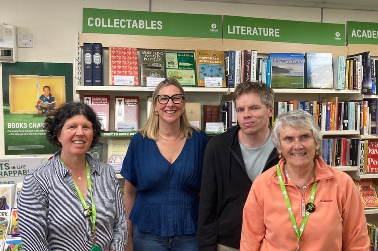 L to R: Andrea Simpson, Naomi Jones, Thomas Janman and Maggie Sutton