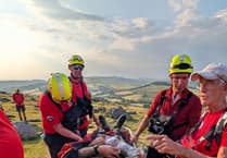 Royal Navy and rescue team's joint exercise on Dartmoor