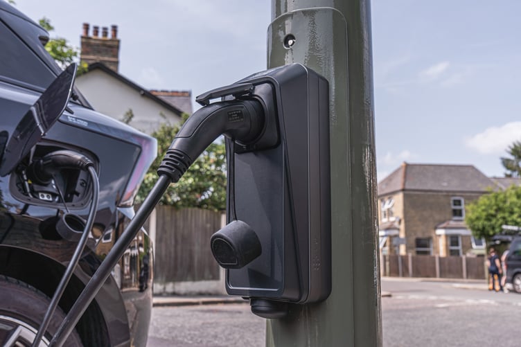 The trial will see 30 new on-street charge points installed across Devon