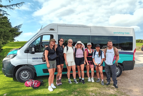 L-R Cody Francis, Chelsea Naylor, Leanne Widdicombe, Jodie Wardhaugh, Louise Buayan, Chenee Ereneta and Gary Hood