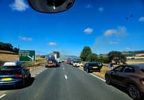 Ivybridge fire disrupts A38 traffic flow