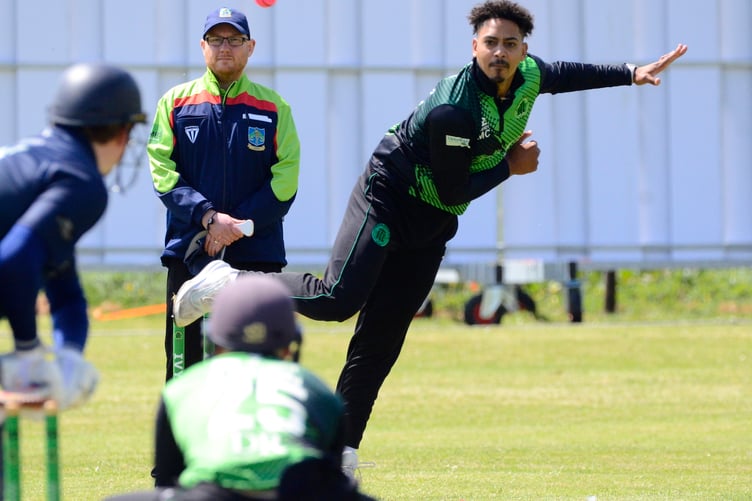 Ivybridge's overseas all-rounder Mickey Copeland, who topped the batting stats and was second in the bowling list