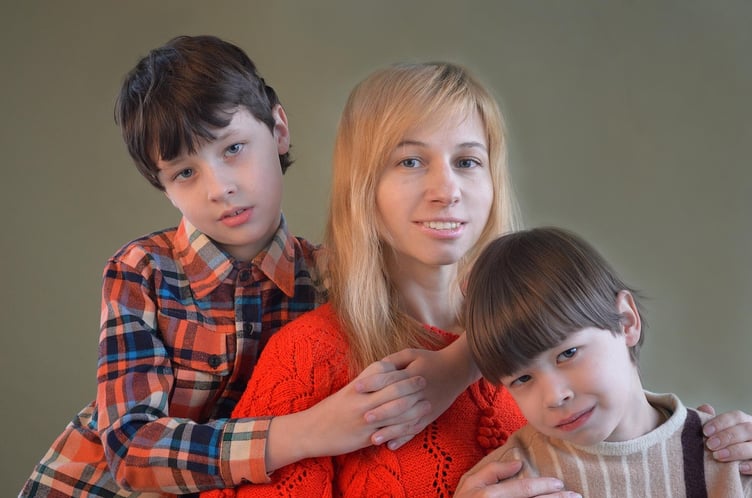 A young family
