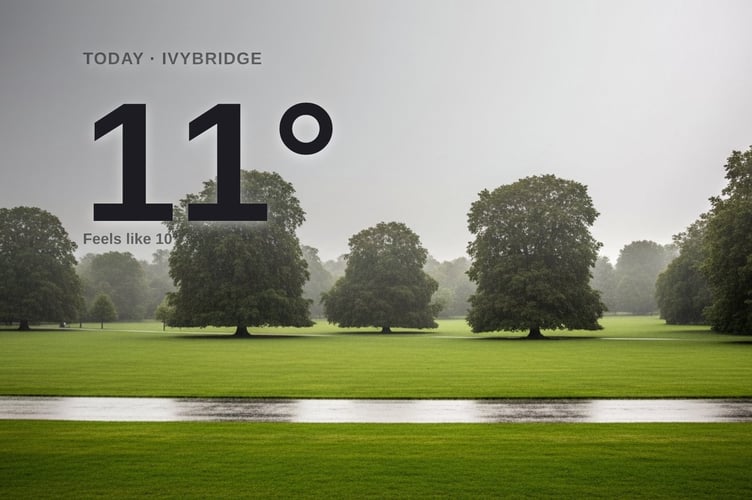 Ivybridge weather: cloudy Friday with rain expected and a high of 12°C